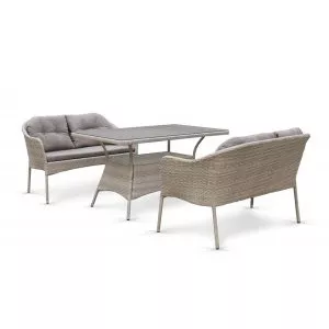 Комплект плетеной мебели с диванами T198C/S54C-W85 Latte Афина