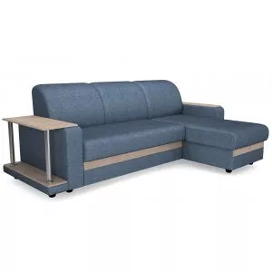 Угловой диван Виза 01 с оттоманкой и столиком
