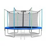 Батут Atlas Sport 374 см (12 ft) с внутренней сеткой и лестницей BLUE