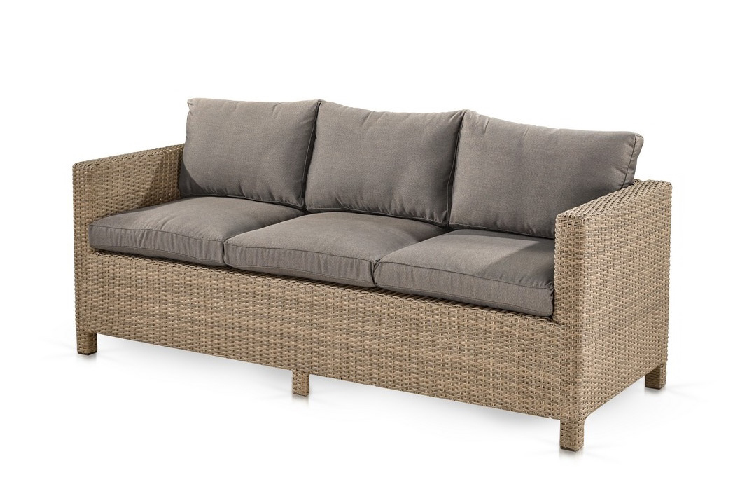Плетеный диван S65B-W65 Light Brown Афина комплект плетеной мебели t347 s65a w53 brown афина