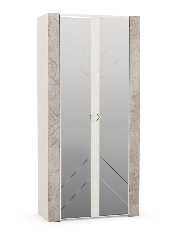 Шкаф для одежды Амели 13.133 гостиная композиция 16 дуб ватан бетон чикаго без подсветки без топов накладок