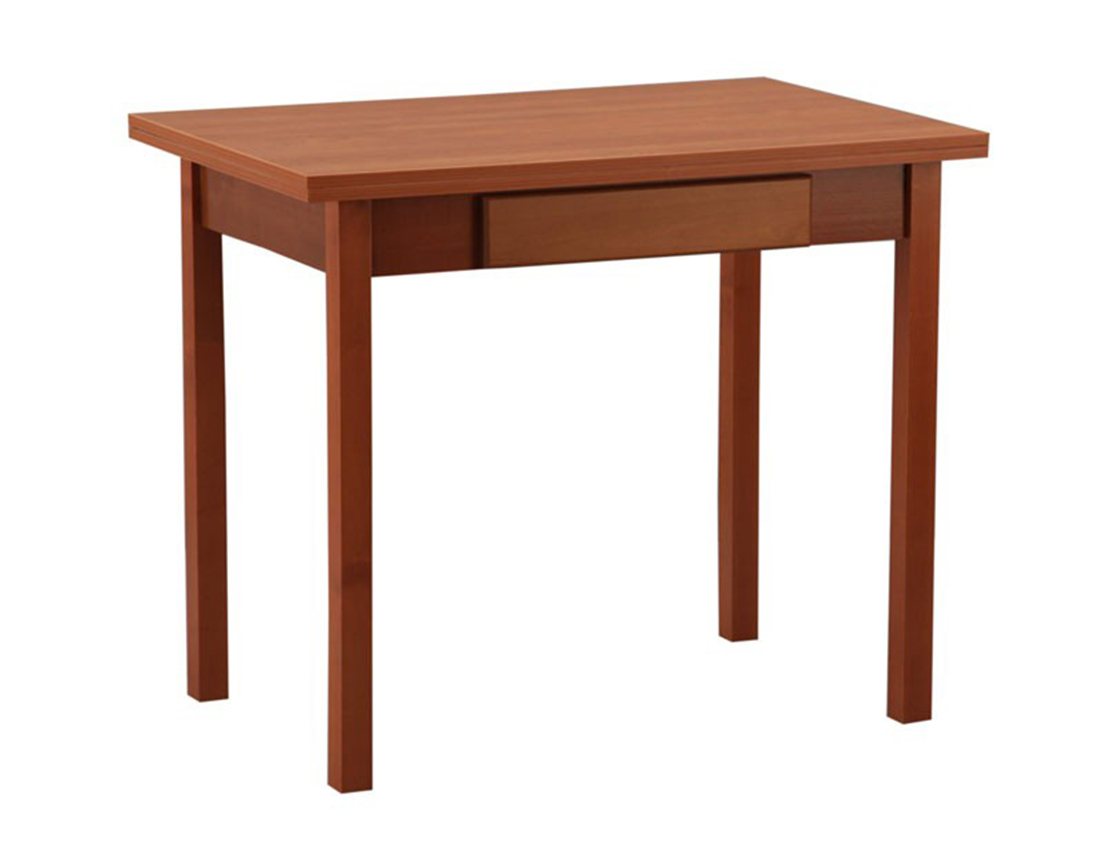 Стол обеденный с ящиком прямая нога 600x900 мм, Боровичи мебель