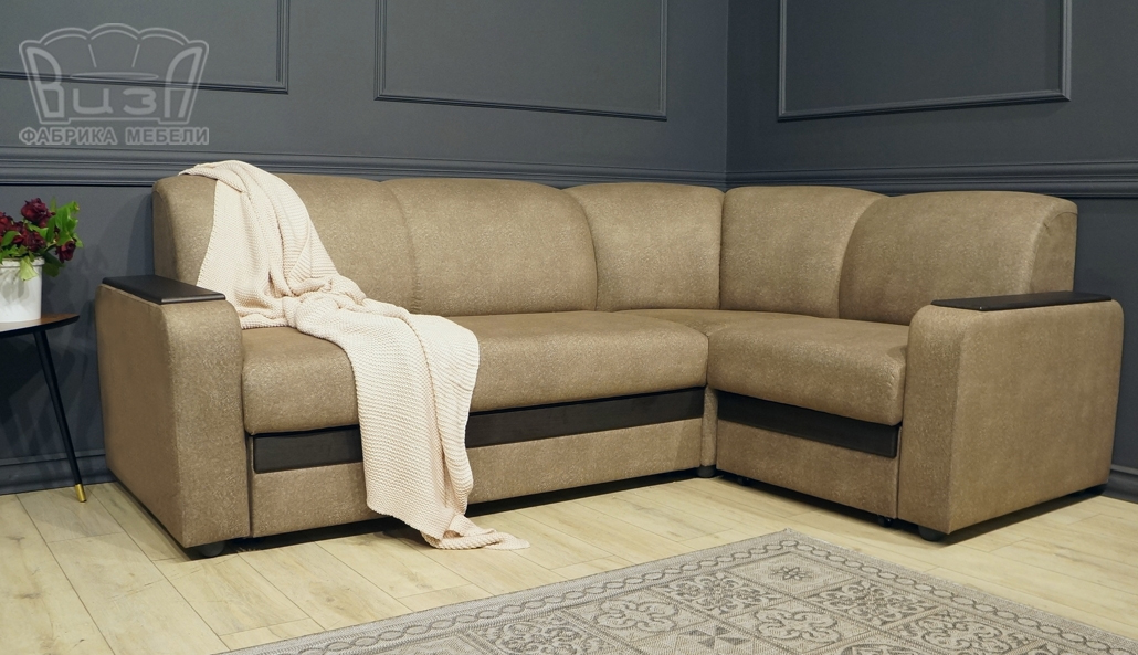 Угловой диван Виза 01 прямой диван принстон микровельвет коричневый