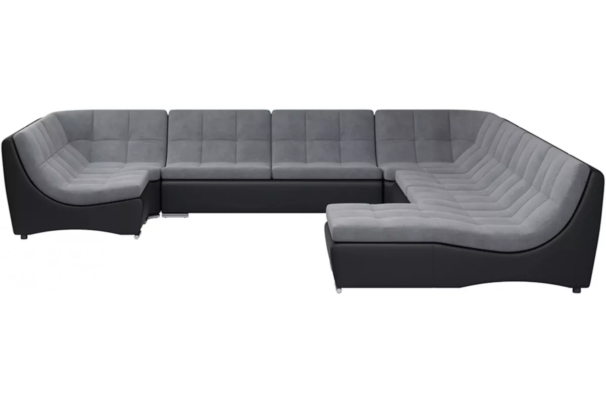 Угловой модульный диван Монреаль-10 табурет монреаль